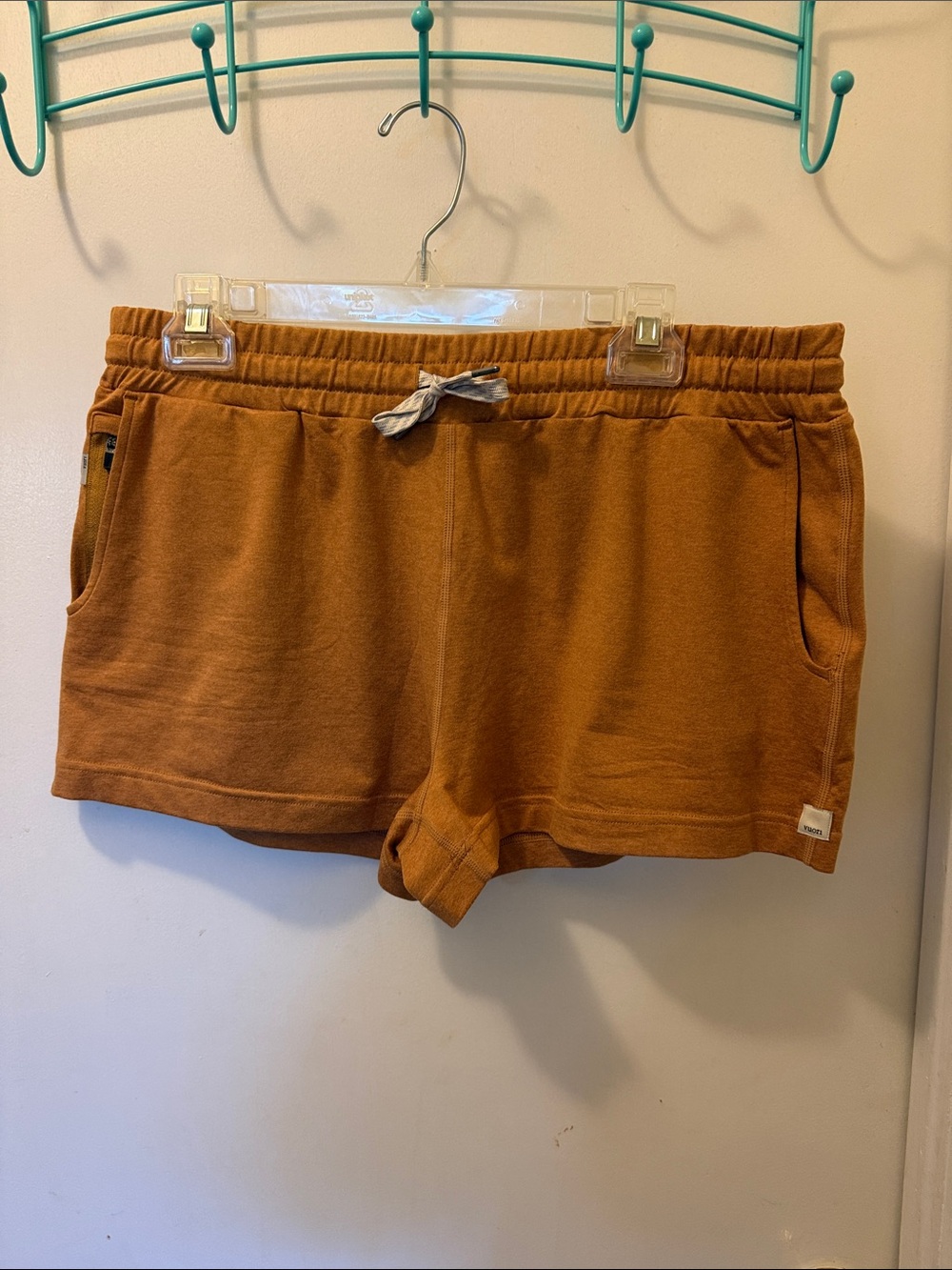 Vuori Women's Golden Mustard Halo Performance Shorts - Picture 2 of 10